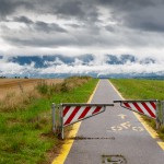 Swiss cycle path to the Rhone